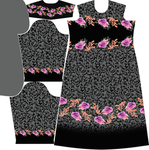 数码印花 女装定位印花 小碎花