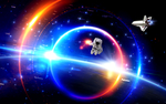 宇宙星空网红直播背景