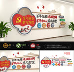 建党100周年文化墙