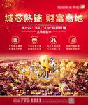 红金系商业展板广告