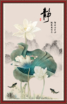 荷花图