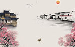 江南简约山水新画 tif分层