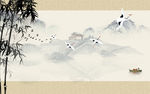 中式 高端新山水画 文件分层画