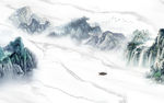 中式 爆款新山水画 TIF分层