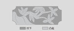 石刻石雕花纹矢量图
