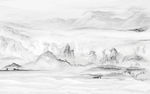 石纹 高清山水画 文件分层