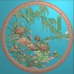 精雕 花鸟 镂空 花格 一