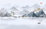 水墨山水画