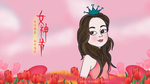 38女神节广告海报插画