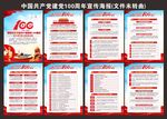 中国共产党建党100周年庆海报