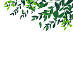 卡通绿色植物装饰元素
