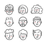 卡通Q版手绘头像表情