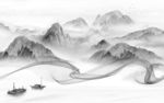 人气 新客厅山水画 文件分层