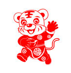 剪纸老虎