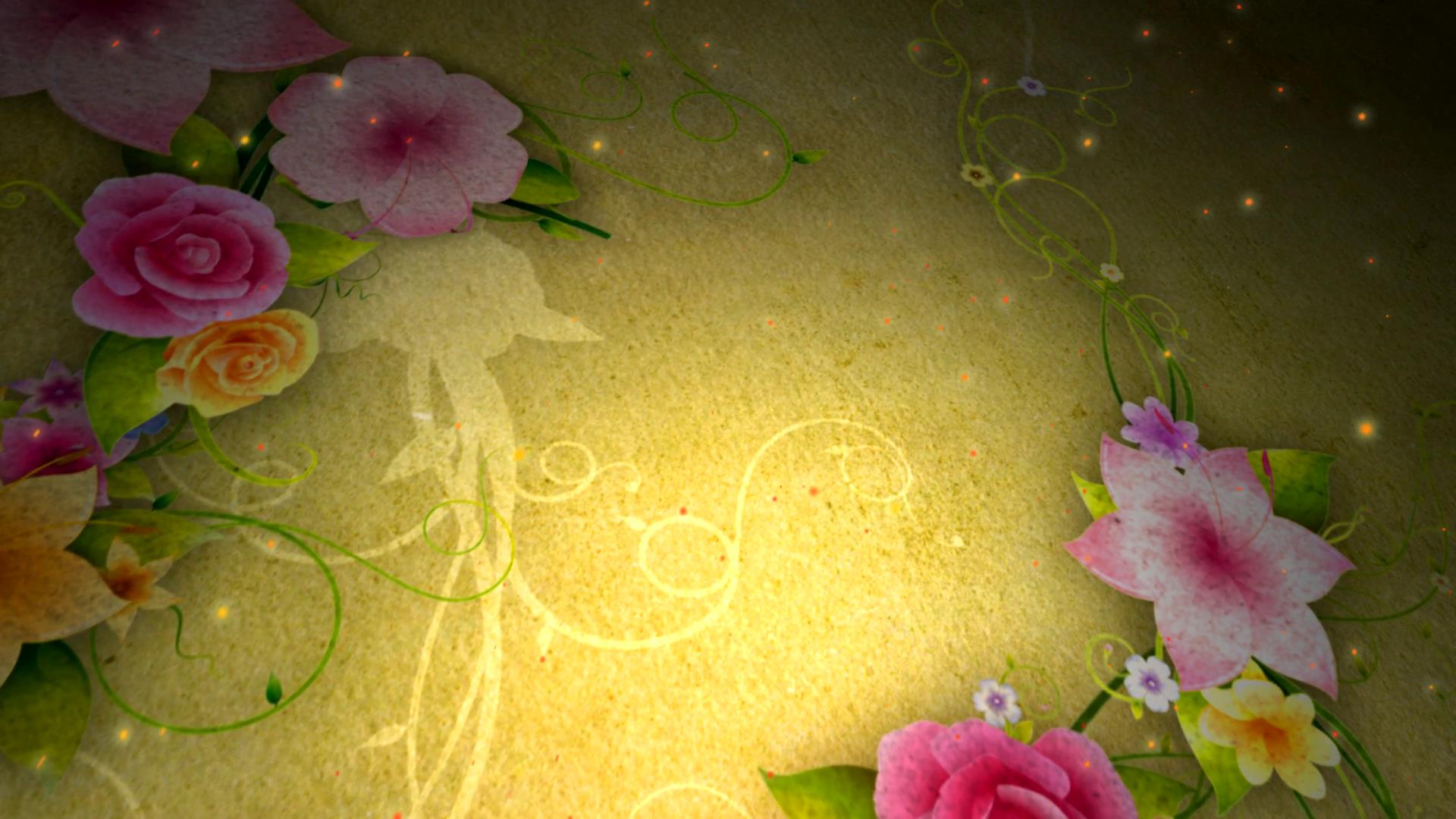 炫酷动感DJ动态花朵视频素材