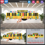 钢琴培训文化墙