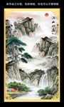 中国风山水风图