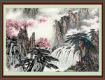 聚宝盆风水画