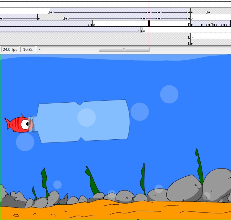 小鱼历险记16秒