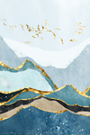 金箔山水玄关