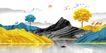 麋鹿山水
