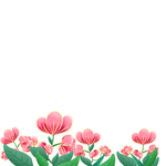 卡通插画玫瑰花元素