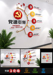 简约党建引领党建文化墙