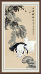 三羊开泰国画