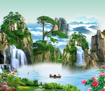 山水风景画