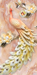 浮雕孔雀玄关