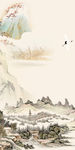 国画 高端新画玄关 文件分层画