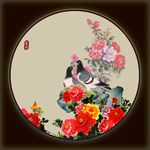国画牡丹