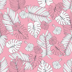 树叶 印花 手绘