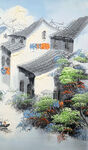 江南水乡装饰画
