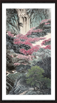 竖幅山水画