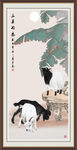 三羊开泰国画