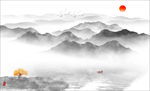 新中式山水画
