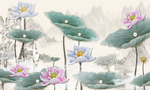 荷花背景图