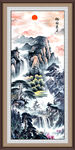 竖幅山水画 竖幅国画 竖幅水墨