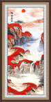 竖版山水画