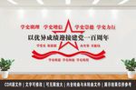建党100周年 党史文化墙