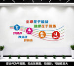 健身房文化墙
