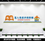 阅览室文化墙