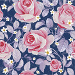 数码印花 玫瑰花