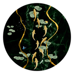 轻奢九鱼装饰画
