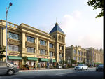 欧式沿街建筑