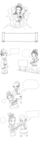 手绘古风小美女表演被欺负漫画