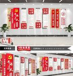 习语近人党支部党员学习文化墙