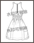 服装设计连衣裙女装款式衬衫T恤