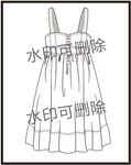 服装设计连衣裙女装款式衬衫T恤